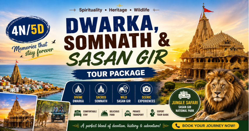 Dwarka, Somnath & Sasan Gir