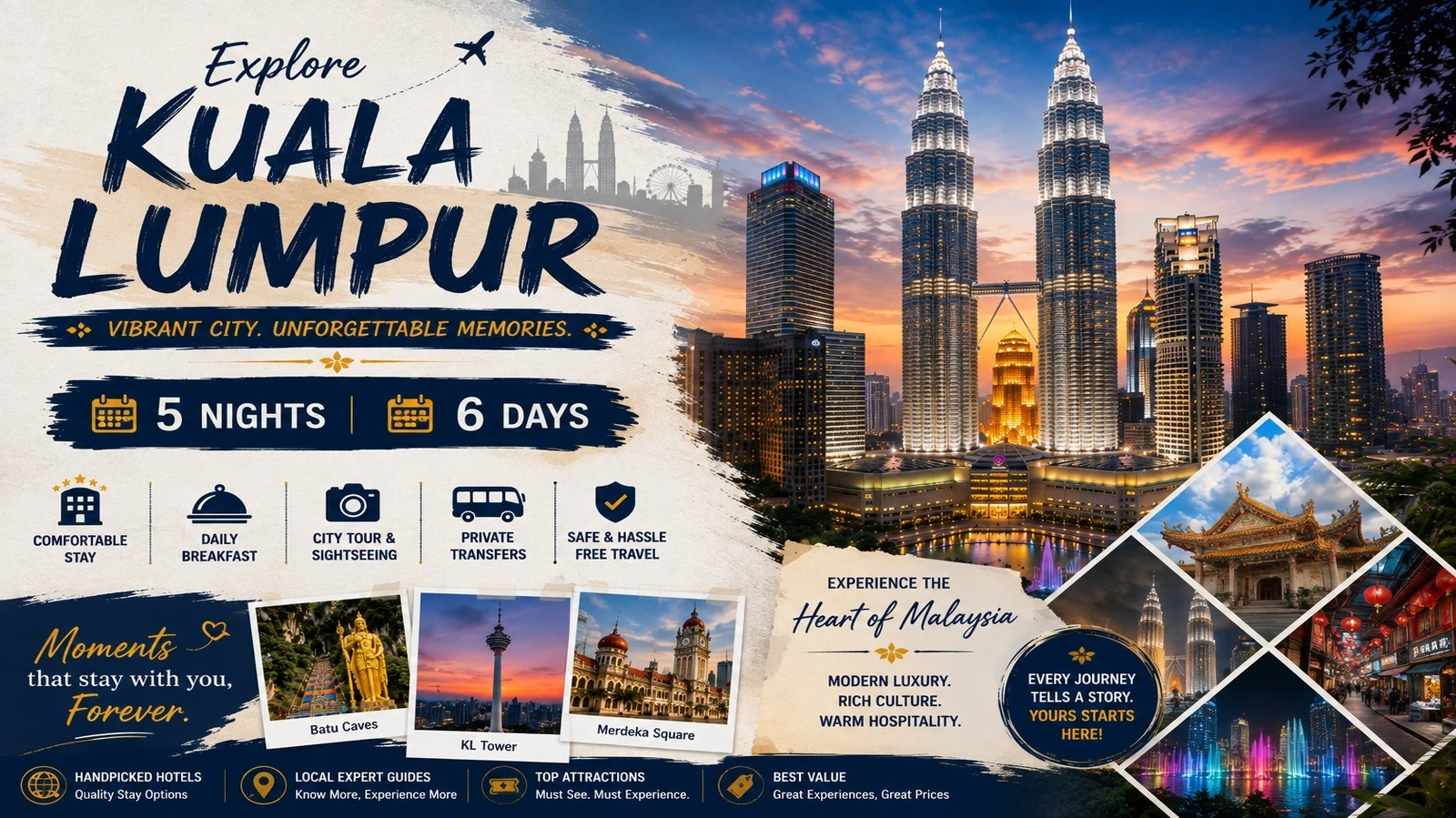 Kuala Lumpur 5N/6D